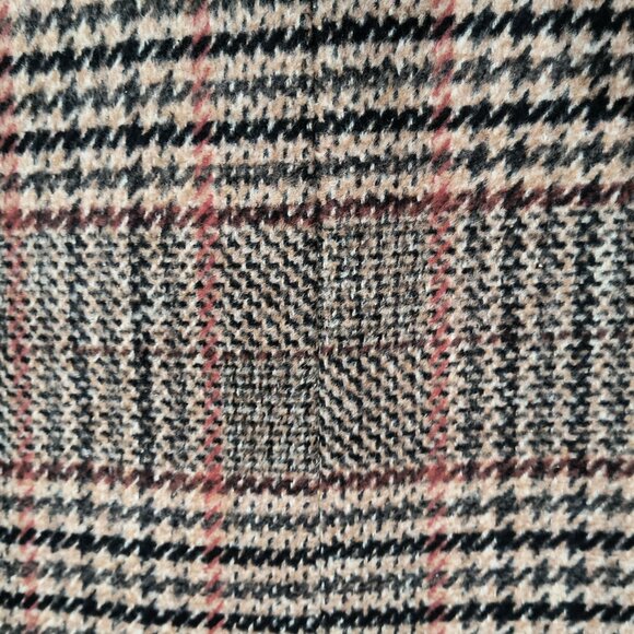 Express Men's Wool Blend Topcoat - Plaid Check - Size - Excellent Condition - Picture 4 of 5